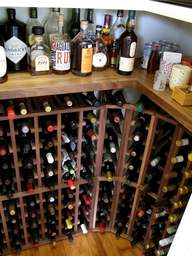 After - wine closet